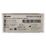 *1-PACK* Stryker Round Solid Carbide Bur Medium 3.0MM Sterile 5300-010-509. Fixed Price $109.99.