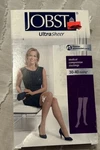 Jobst Beige Compression Hose Thigh 30-40 Open Toe Small. Fixed Price $35.00.