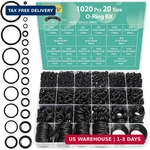 Xbvv 1020 Pcs Ring Kit Size Nitrile Rubber Assortment Set For Car Au. Fixed Price $12.95.