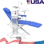 Portable Dental Folding Chair With Light &water System&turbine Unit 4 Holes. Fixed Price $431.19.