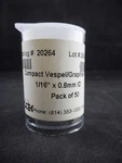 Restek Compact Ferrules 60% Vespel 40% Graphite Fit 0.53MM Id Mxt Columns 45/PK. Fixed Price $104.99.