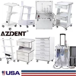 Azdent Mobile Dental Cart Trolley Cabinet/portable Delivery Unit Air Compressor. Fixed Price $335.99.