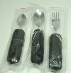 Sammons Preston Sure Grip Bendable & Weighted Teaspoon Tablespoon Fork Set New. Fixed Price $31.46.
