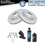 Front Performance & Brake Rotor Ceramic Pad Kit W/chemicals. Fixed Price $134.85.