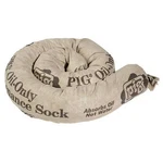 Pig Sorbent Sock, 30 Gal, X 42 In, Oil, Brown, Pk SKM500. Fixed Price $215.15.