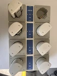 Stryker Steri-shield 0400-655-000 T4 Eight Station Battery Charger & 7 400-650. Fixed Price $104.00.