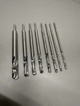 Set Of Arthrex Cannulated Drill Bits 6, 7, 8, 9, 10, 11, 12, 15MM. Fixed Price $550.00.