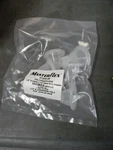 Masterflex 31200-46 Fitting Polypropylene, Straight, Sanitary Clamp To Hose Barb. Fixed Price $50.00.