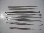 Lot Of 8 V. Mueller MO330 Hook, Codman Sklar Dissector & Knife, Howarth Elevator. Fixed Price $93.00.