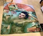 New 60 X Taylor Swift Life Of Showgirl Plush Blanket & Pillow Case Cover. Fixed Price $49.90.