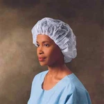 Halyard 69083 Tri-layer Bouffant Cap White, Size Large, Case Of 300. Fixed Price $15.67.