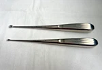 Set Of Codman 23-1044 Size & 23-1046 Spinal Fusion Curettes 8" Length. Fixed Price $145.00.