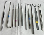 Surgical Skin Hook Retractors 11SINGLE & Double Blunt And Sharp Storz,v. Mueller. Fixed Price $190.00.