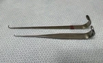 Lot Of Jarit 460-420 5-7/8" & Pilling 51-4413 5-1/4" Tracheal Hook Tenaculum. Fixed Price $105.00.