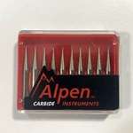 Straight Round Carbide Burs Alpen Instruments #1/4 R2001/4 (10 Qty). Fixed Price $39.99.