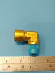 New Swagelok Brass Street Elbow 3/8" Npt B-6-SE Qty 2 Per Order Free Shipping. Fixed Price $14.99.