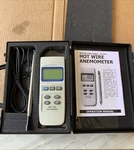 Datalogging Hot Wire Air-flow Volume Anemometer With Type K/j Thermocouple Port. Fixed Price $289.90.