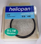 Heliopan Uv Glass Lens Protector Safety Filter ES-49 Germany Slim Ver. Fixed Price $34.99.