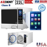 Azdent 22L Dental Lab Medical Autoclave Steam Sterilize Class With Printer Ce. Fixed Price $1615.00.