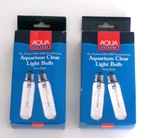 Two Twin Packs Of Aquarium Clear Light Incandescent Bulbs 15W 120V Culture. Fixed Price $16.00.