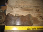 Vtg Axe Head Unbranded Unmarked Double Blade Bit 3.6LB Woodsman Logging 9 1/2". Fixed Price $17.00.