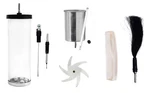 7PC Electrostatics Kit - For Van De Graaff & Wimshurst Machines Eisco Labs. Fixed Price $37.39.