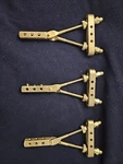 (3) Richards 11-1589 Stainless Steel Surgical Adjusting Clamps. Fixed Price $40.00.