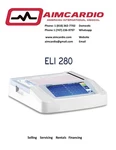 Burdick Eli 280 Ekg Refurbished 3 Yrs Warranty. Fixed Price $3290.00.