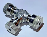 New Swagelok/cajon Stainless Steel 1/8" Ultra-torr Union Tee. SS-210-UT-3-2. Fixed Price $24.50.