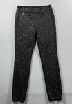 Joseph Ribkoff Pants Womens 12 Black Geometric Tapered Stretch Dress New Tags. Fixed Price $89.99.