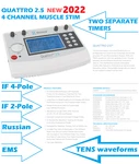 2026 Richmar Quattro 2.5, Channel Electrotherapy - Tens/ems/if/russian DQ8450. Fixed Price $635.00.