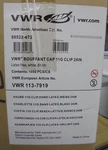 Vwr 89522-672 Bouffant Cap White Latex Free 1000 Pcs/case 11G Clip 24IN. Fixed Price $99.99.