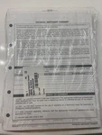 Vintage Briggs Physical Restraint Consent Medical Record Form FSSC254/2P. Fixed Price $15.99.