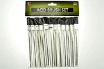 Se Acid Brush (12 Pc.) - AB34 Bristle 1" X 3/4", Length 6''. Fixed Price $9.99.