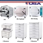 Azdent Autoclave Esterilizador Dental Vapor Secado/ Carro Con Cajones. Fixed Price $448.80.