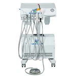 Greeloy Dental Treatment Unit Cart GU-P302 With Air Compressor GA-P300 110V Usa. Fixed Price $1588.39.