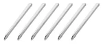 6PK Spatula Scoops, 6.3" - Stainless Steel Rounded / Pointed End Eisco Labs. Fixed Price $18.49.