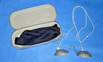 Noir Metal Patient Eye Shields/ Goggles. Fixed Price $75.00.