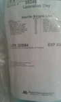 LOT/4 Medical Action #59348 Laceration Tray Kit 225084 Exp: 03/2021-. Fixed Price $35.00.