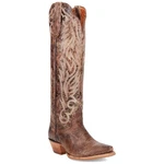 Dan Post Rustic Ridge Brown Leather Zipper Snip Toe Western Cowgirl Boots. Fixed Price $329.95.