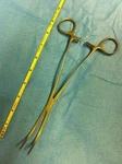 Codman Bronchus Clamp 9.5" Double Curve 8803N Stainless Debakey-bahnson Usa. Fixed Price $41.30.