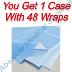 *48-PIECES* Halyard Health Quick Check H500 Sterilization 45" X Wraps 34198. Fixed Price $129.99.