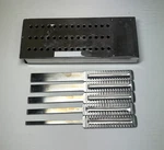 Codman Karlin 46-3070 Straight Stiletto Chisels Set Of 5 W/ Case Orthopedic. Fixed Price $375.00.