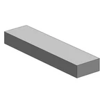 Carbon Steel Rectangular Bar, 6" L, W, 18F.5X6-6. Fixed Price $22.59.