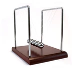 Advanced Newton's Cradle With Red Wood Base, 4.3 G Ni Plated Steel Balls. Fixed Price $37.49.