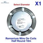 Dental Dentaurum Remanium Steel Wire On Coils Half Round Cemicircle Hard 10M. Fixed Price $143.90.