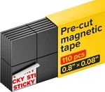 Adhesive Magnetic Squares 110 Pc 0.8 Inch Strong Magnets For Whiteboard Fridge. Fixed Price $27.99.