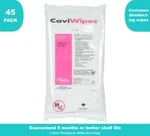 Caviwipes In Flat Pack, 7" 9" 45/PK By Metrex. Fixed Price $13.99.