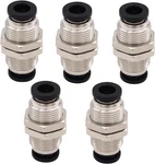 Bulkhead Union Push To Connect Tube Fitting 3/8 Od Stainless Steel Doubl. Fixed Price $30.95.