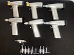 Lot Of Stryker Surgical Instruments, 2108 Saw, 2104 Reamer, 2102 Drill & Acc. Fixed Price $699.95.